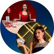 Live dealer baccarat table on 567jl apk casino section